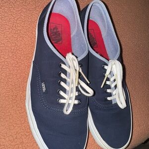 Vans Blue and Red Classic Sneakers